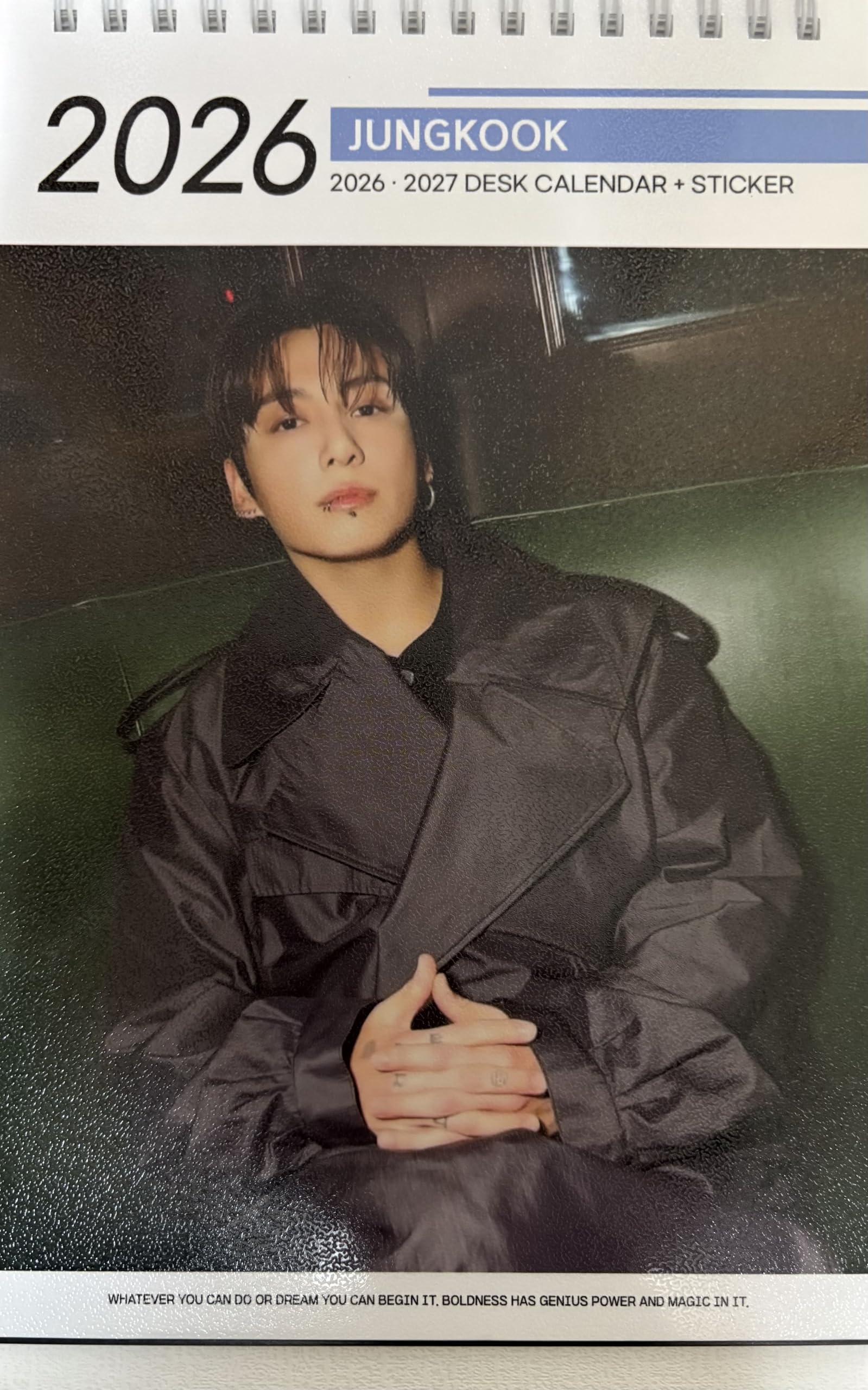 Amazon.co.jp: ジョングク グッズ 2026年-2027年 2年分 卓上カレンダー